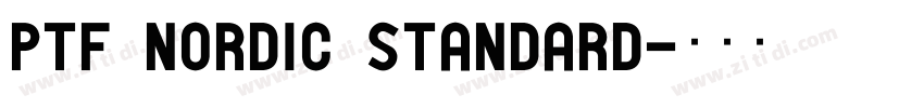 PTF NORDIC Standard字体转换